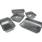 vaschette di alluminio dove si buttano 